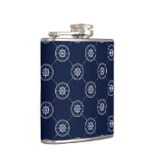 Het wielpatroon van de kapitein heupfles (Rechts)