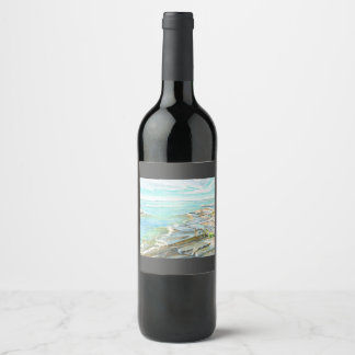 Het wijnlabel van de Grote Meren Wijn Etiket