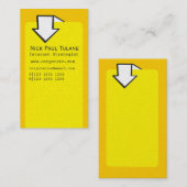 Het wijzen van de Collectieve Ontwerper van de Pij Visitekaartje (Voorkant / Achterkant)