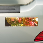 Het wijzen van op Kerstmis Bumpersticker (Op auto)