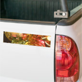 Het wijzen van op Kerstmis Bumpersticker (Op Truck)