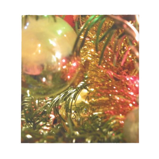 Het wijzen van op Kerstmis Notitieblok (Voorkant)