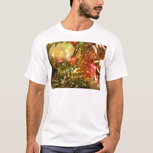 Het wijzen van op Kerstmis T-shirt (Voorkant)