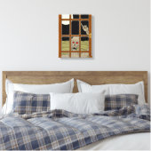 Het wil in verschrikkelijke kunst komen canvas afdruk (Insitu (Slaapkamer))