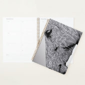 Het Wild Minimalist Line Art Horse Planner (Display)