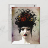 Het wilde Briefkaart van de Kunst van Gedachten (Voorkant / Achterkant)