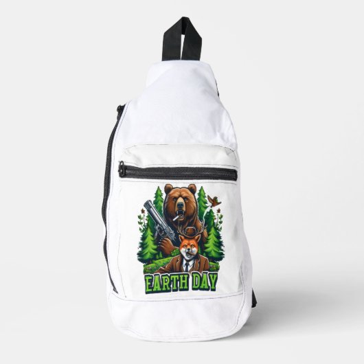 Het wilde duo sling bag (Voorkant)