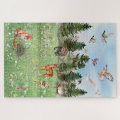 Het Wilde Leven van Bosdieren Legpuzzel (Horizontaal)