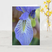 Het wilde Wenskaart van de Iris Kaart (Gele Bloem)