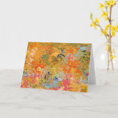 Het wilde Wenskaart van het Tapijtwerk van de Ziel Kaart (Gele Bloem)