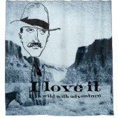 het wilde westen douchegordijn (Voorkant)