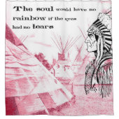 het wilde westen douchegordijn (Voorkant)