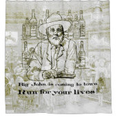 het wilde westen douchegordijn (Voorkant)