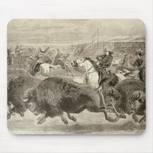 Het 'Wilde Westen' in de Grote Amerikaan Muismat (Voorkant)