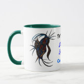 Het wilde zijmasker mok (Links)