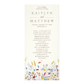 Het Wildflower Meadow Huwelijks Suite - Programma (Voorkant)