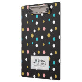 Het willekeurige patroon van de Stippen van Kleure Klembord (Links)