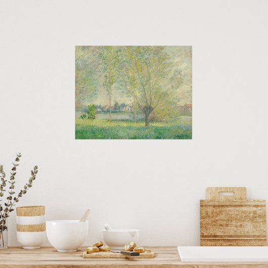Het Willows - Claude Monet Fine Art Poster (Keuken)