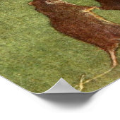 Het Wind in de Originele Illustratie van de Wilgen Poster (Hoek)