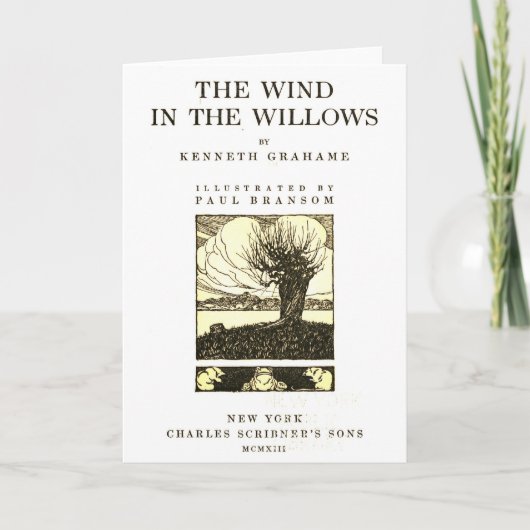 Het Wind in de Wilgen Kaart (Voorkant)