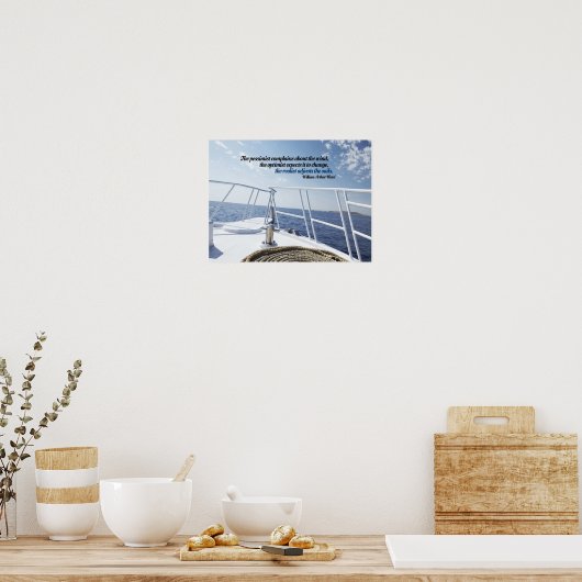 Het Wind Inspirerend Poster (Keuken)