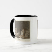 Het winden, het Warping met een Nieuwe Verbeterde  Mok (Voorkant links)