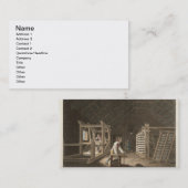 Het winden, het Warping met een Nieuwe Verbeterde  Visitekaartje (Voorkant / Achterkant)