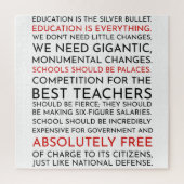 Het Wing Sam Seaborn Education bespreekt het puzze Legpuzzel (Verticaal)