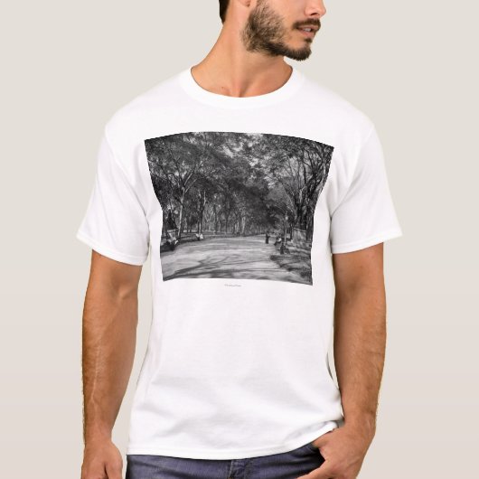 Het winkelcentrum in het centrale park in New York T-shirt (Voorkant)