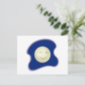 Het Winkelen het Volledige Maan Vignette Briefkaart (Staand voorkant)