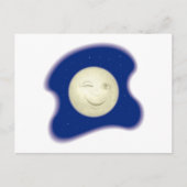 Het Winkelen het Volledige Maan Vignette Briefkaart (Voorkant)