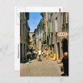 Het winkelen in Como Briefkaart (Voorkant / Achterkant)