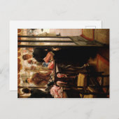 Het winkelmeisje - Tissot Briefkaart (Voorkant / Achterkant)