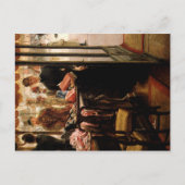 Het winkelmeisje - Tissot Briefkaart (Voorkant)