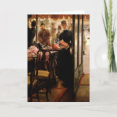 Het winkelmeisje - Tissot Kaart (Voorkant)