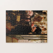 Het winkelmeisje - Tissot Legpuzzel (Horizontaal)
