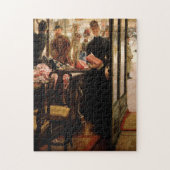 Het winkelmeisje - Tissot Legpuzzel (Verticaal)