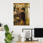 Het winkelmeisje van James Tissot, Victoriaans kun Poster (Thuiskantoor)