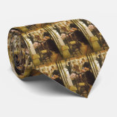 Het winkelmeisje van James Tissot, Victoriaans kun Stropdas (Opgerold)