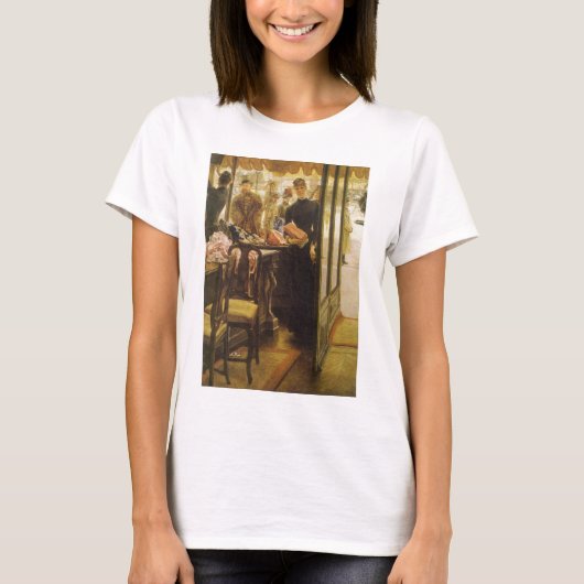Het winkelmeisje van James Tissot, Victoriaans kun T-shirt (Voorkant)