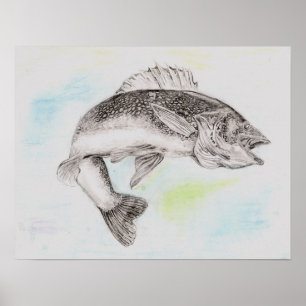 Het winnen kunstwerk door A. Overby, graad 8 Poster