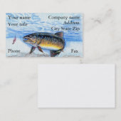 Het winnen kunstwerk door E. Zhang, graad 6 Visitekaartje (Voorkant / Achterkant)