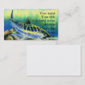 Het winnen kunstwerk door T. Lee, graad 9 Visitekaartje (Voorkant / Achterkant)