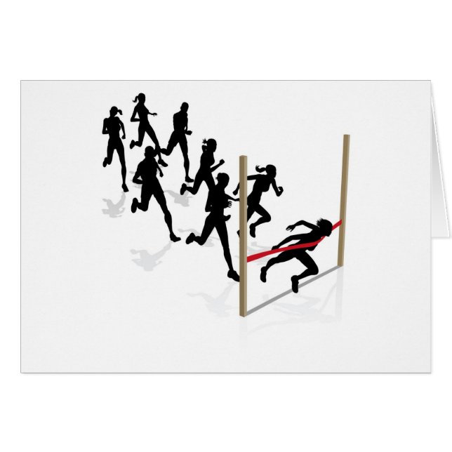 Het winnen van de race (Voorkant Horizontaal)