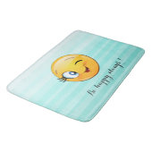 Het winnen van Emoji Face-Be gelukkig altijd Badmat (Gekanteld)