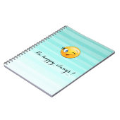 Het winnen van Emoji Face-Be gelukkig altijd Notitieboek (Linkerzijde)