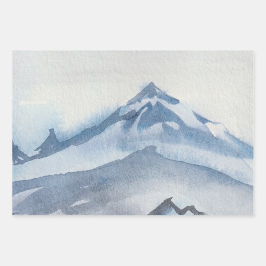 Het winterbos inpakpapier vel (Voorkant)