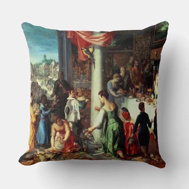 Het winterfeest, dat zich in de deelstaat Beieren  Kussen (Voorkant)