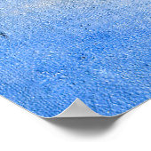 Het winterlandschap met een vossep in een neergang poster (Hoek)