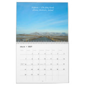 Het winterlandschap van de IJslandse Muur Kalender (Mar 2027)
